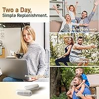 Vista 5 de Cápsulas probióticas y prebióticas para la salud intestinal y digestiva, apoyo inmunológico con fibra de inulina para mujeres y hombres, certificado