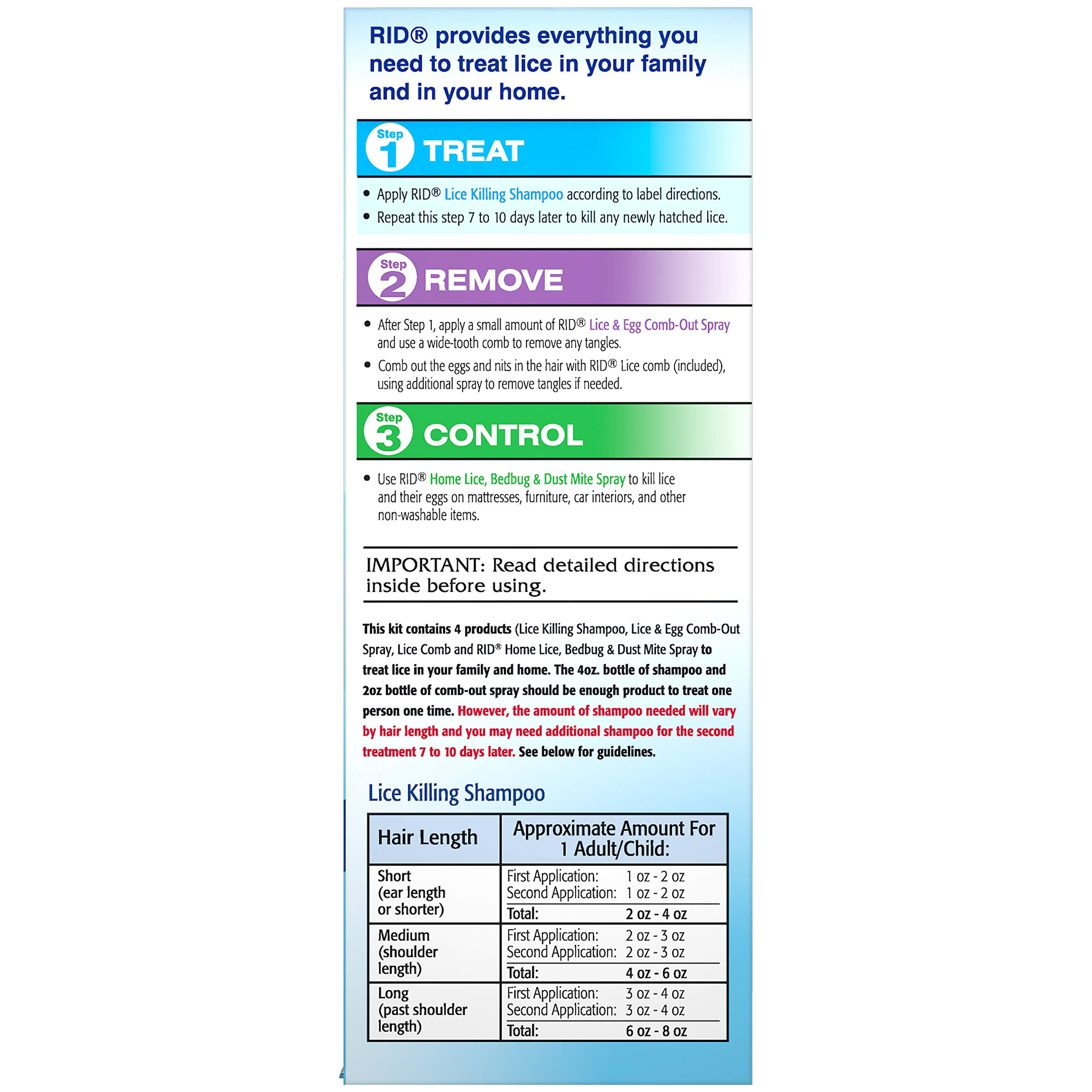 Buy Rid Complete Lice Elimination Kit Online at desertcart UAE