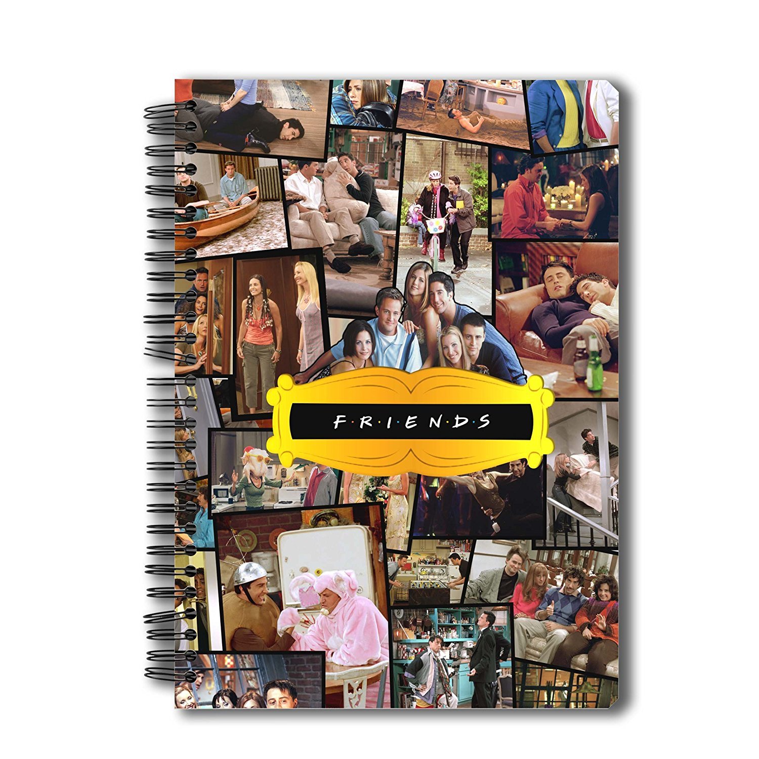 MCSID RAZZMCSID RAZZ- Friends Tv Series Collage A5 Size Notebook Officially Licensed by Warner Bros, USA Gift Set/Birthday Gift/Return Gift(India)