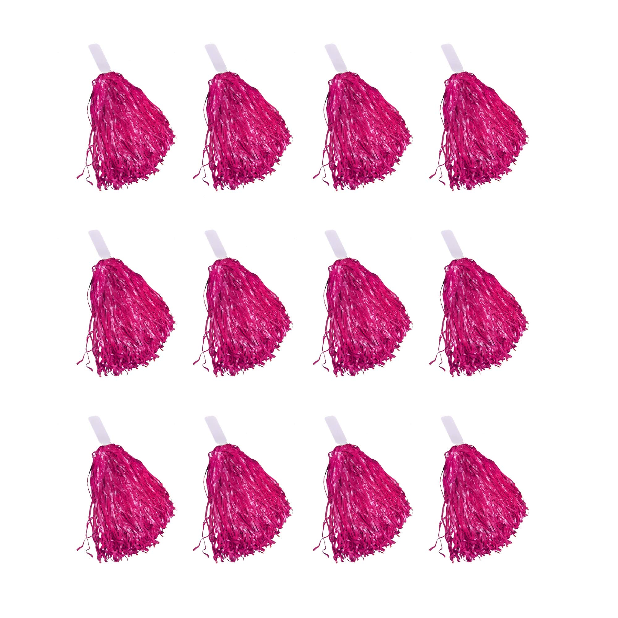 Windy City Novelties - 12 Pack - Pom Poms (Pink)