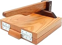 Vista 1 de Prensa de tortilla de 10 pulgadas de roble rojo – Elaborador de tortillas de madera dura hecho a mano por Central Coast Woodworks