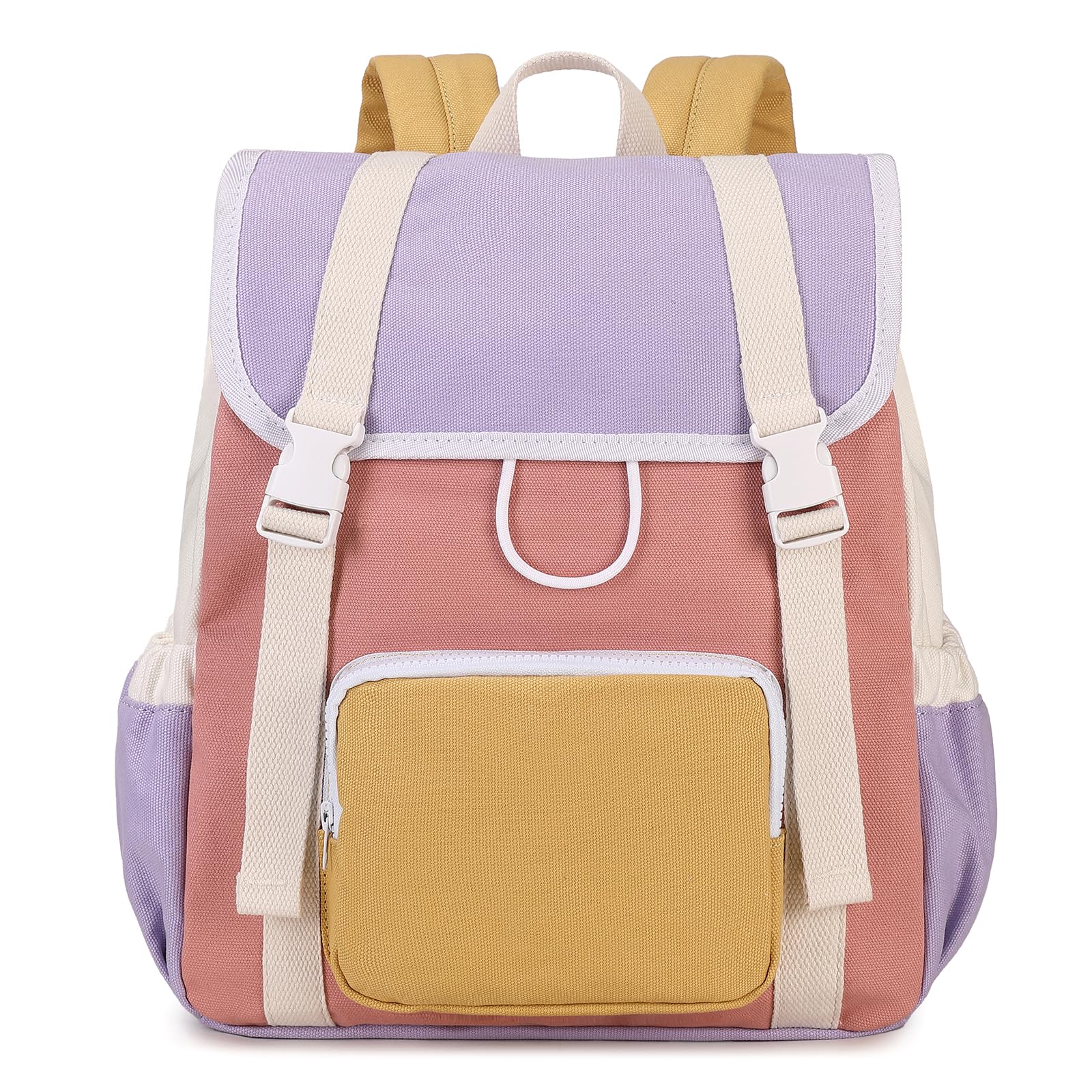 Ryushoyo Travel Backpack For School Girls Kids Backpack Canvas Book for Women, Purple