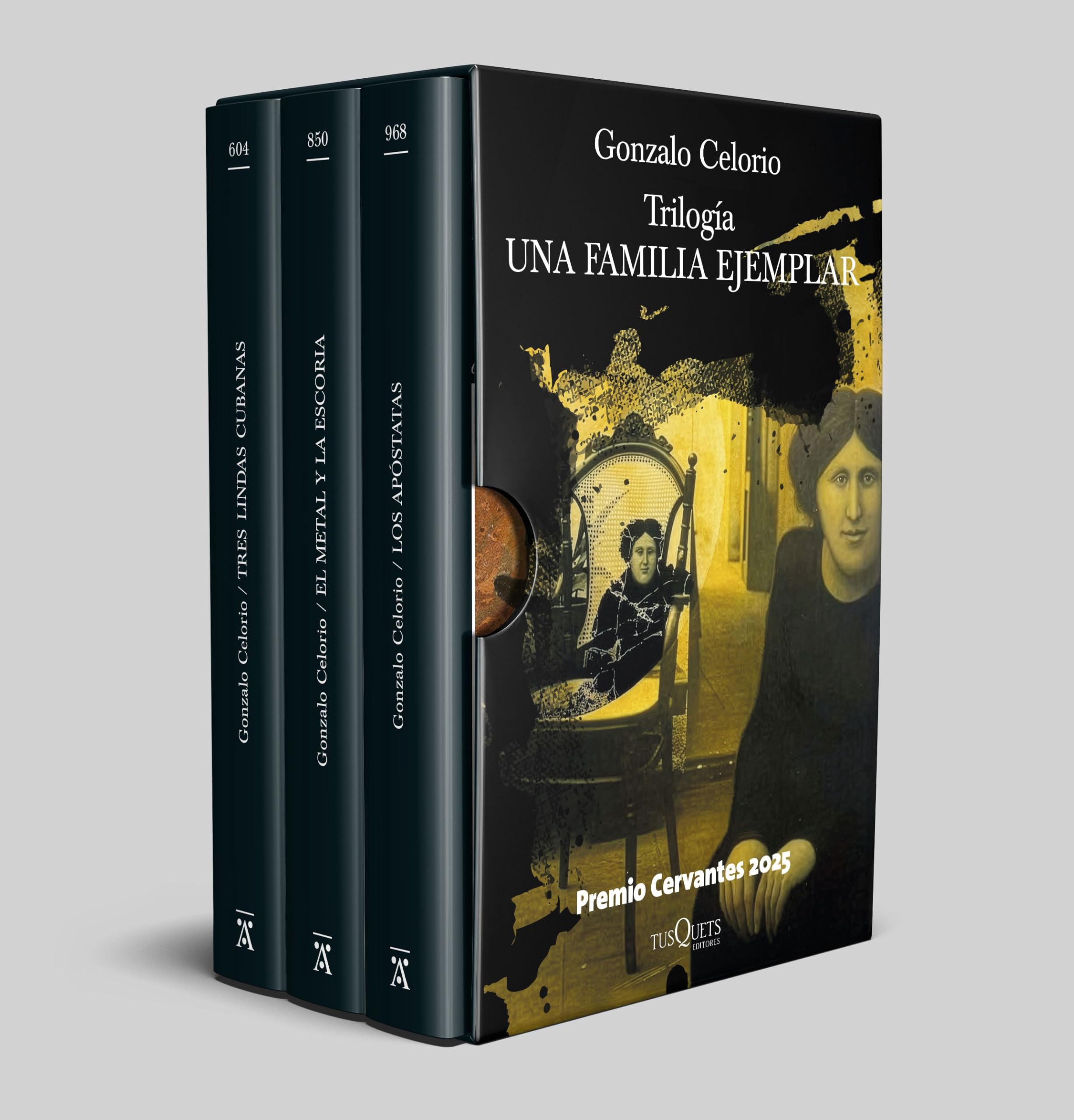 Estuche Una familia ejemplar (Premio Cervantes 2025): Tres lindas cubanas, El metal y la escoria, Los apóstatas (Andanzas)