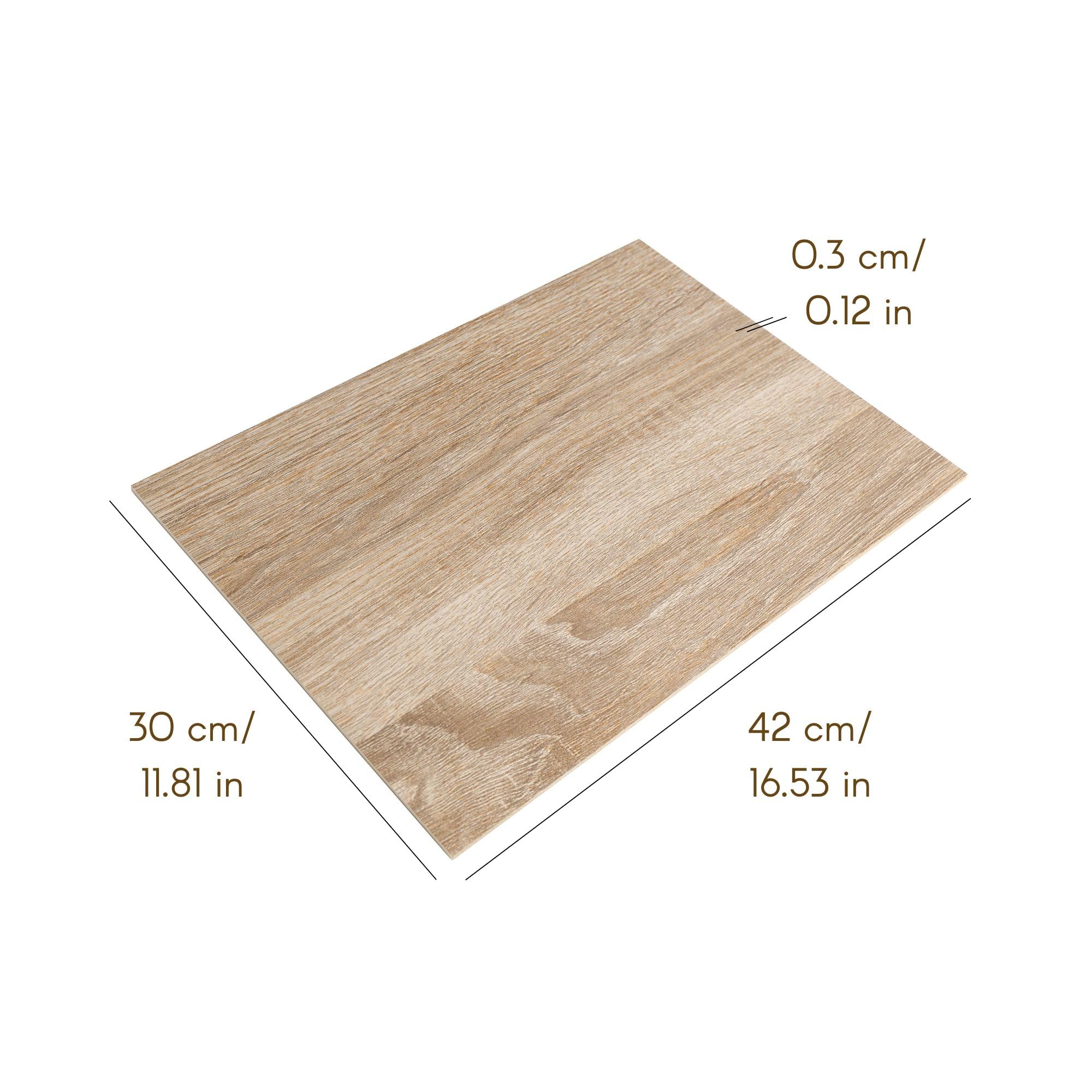 Creative Deco 10 x A3 MDF Board Sheet Oak, 10 x (A3 - 3 mm) - Image 4