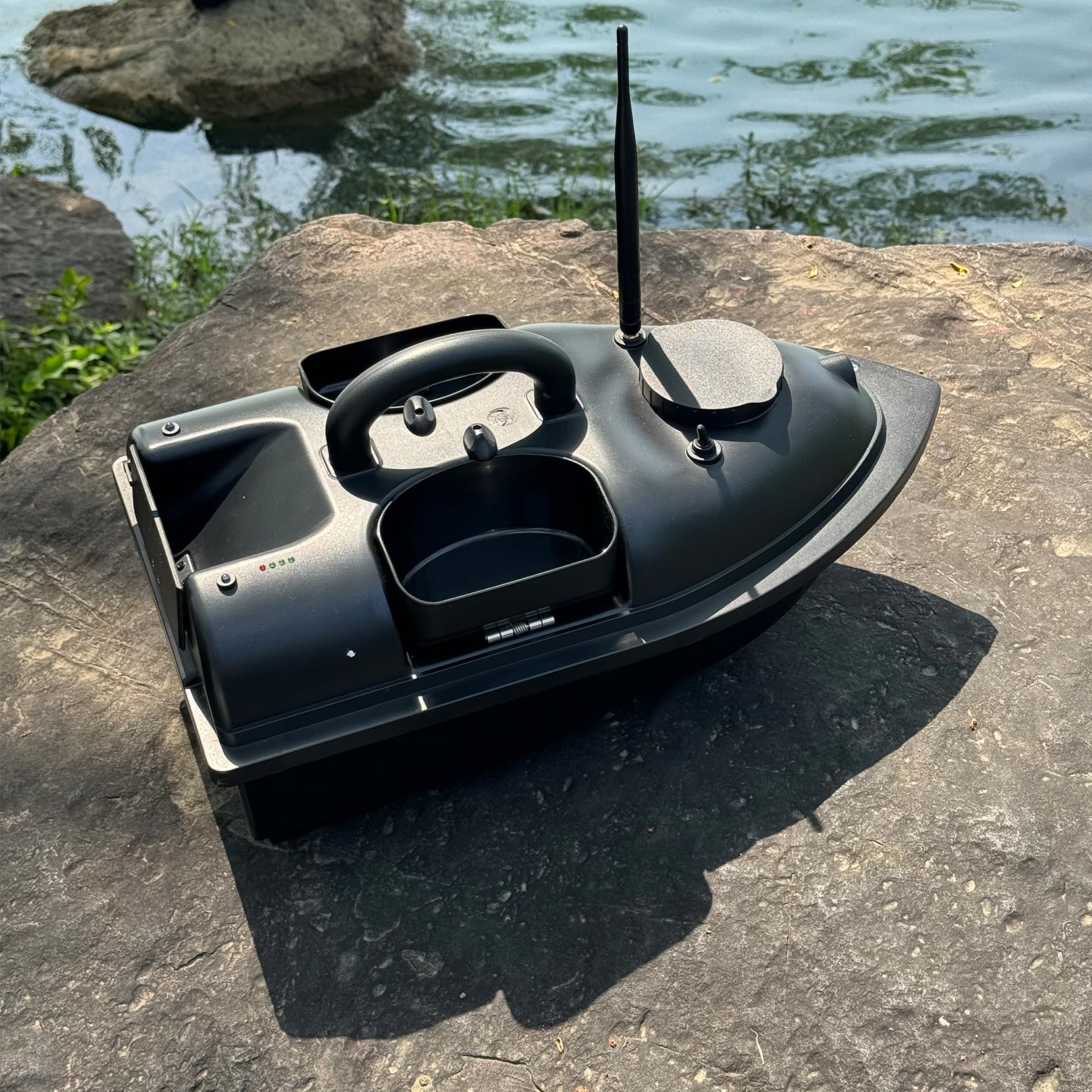 GPS Smart RC Köderboot 2kg Laden Auto Cruise Fernsteuerung 500M Entfernung Angeln Köderboot, 12000mah (S-V010)