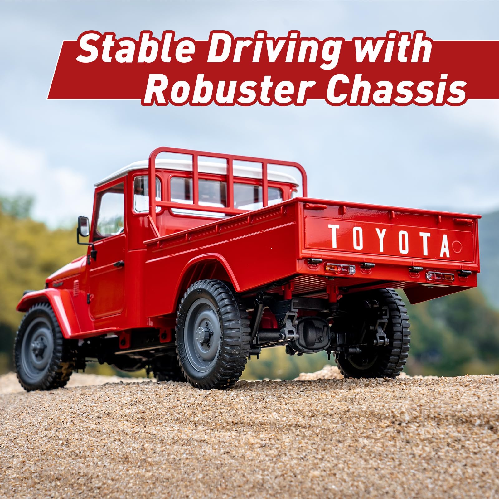 BEEZRC FMS 1/12 RC Crawler Toyota FJ45 Official RTR Green
