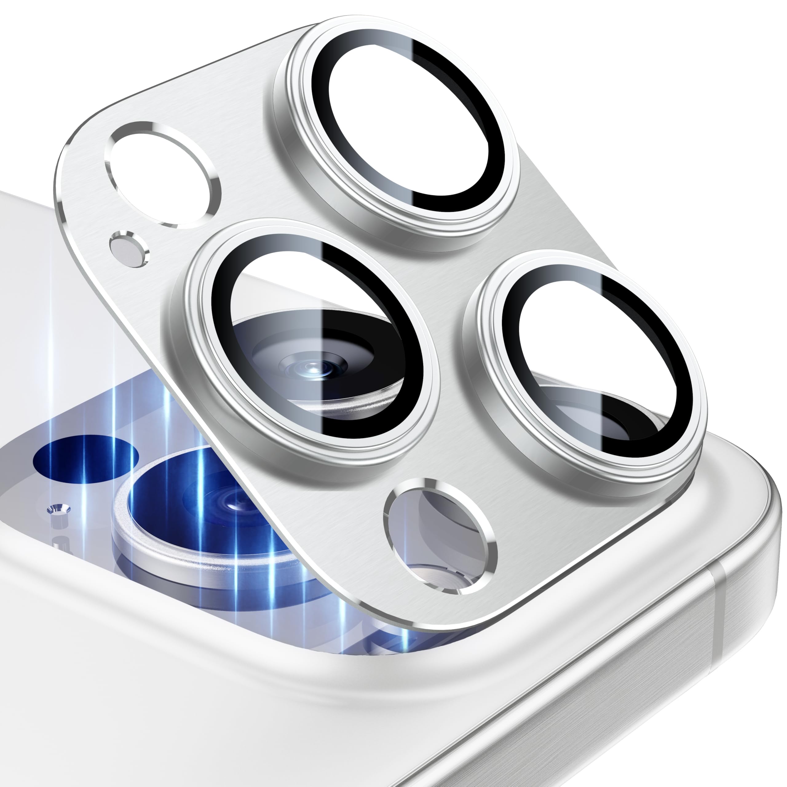 iPhone16ProMaxホワイトチタニウム512G保護ガラス レンズカバー付