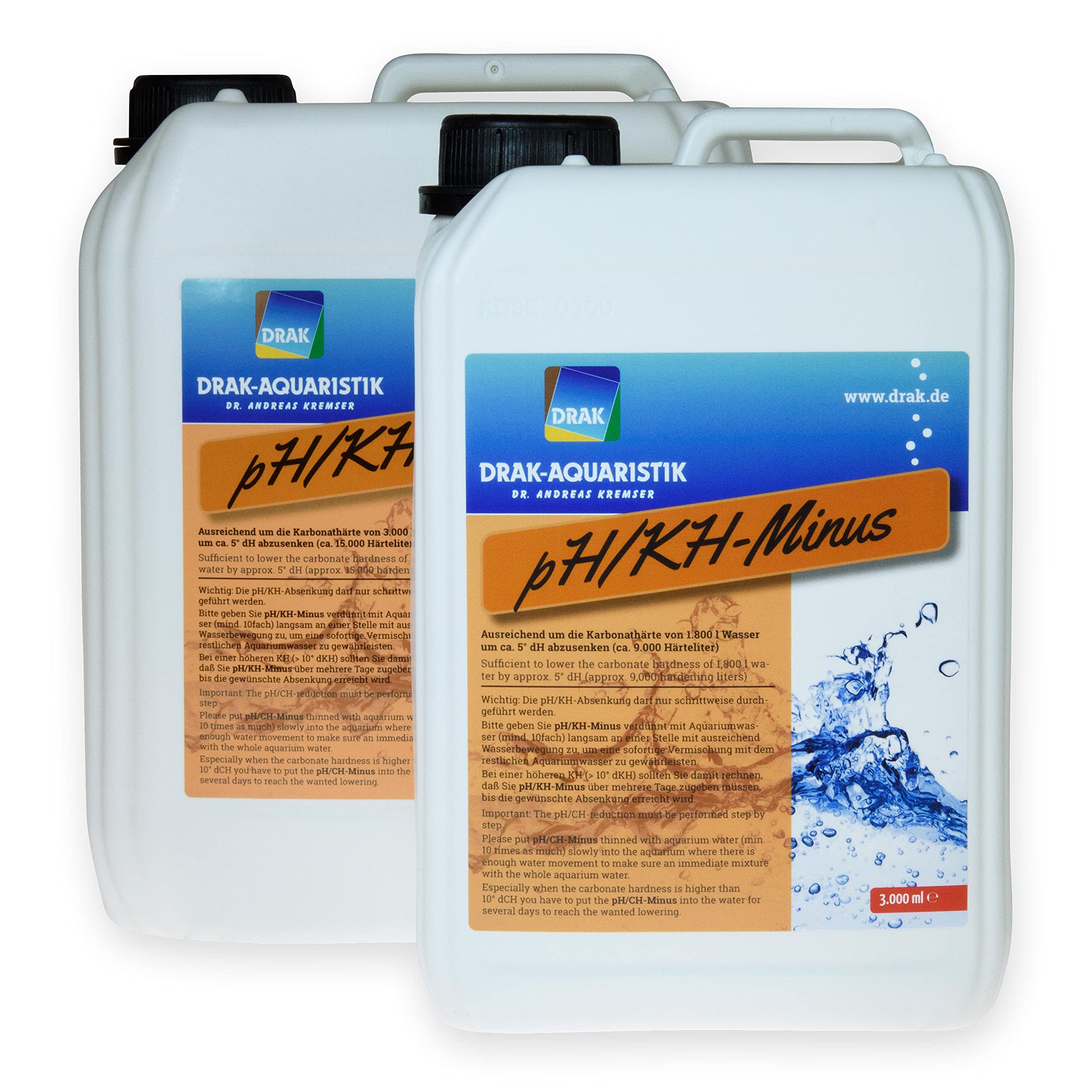 DRAK pH/KH-Minus - pH und KH einfach und schnell senken - 5,0 Liter