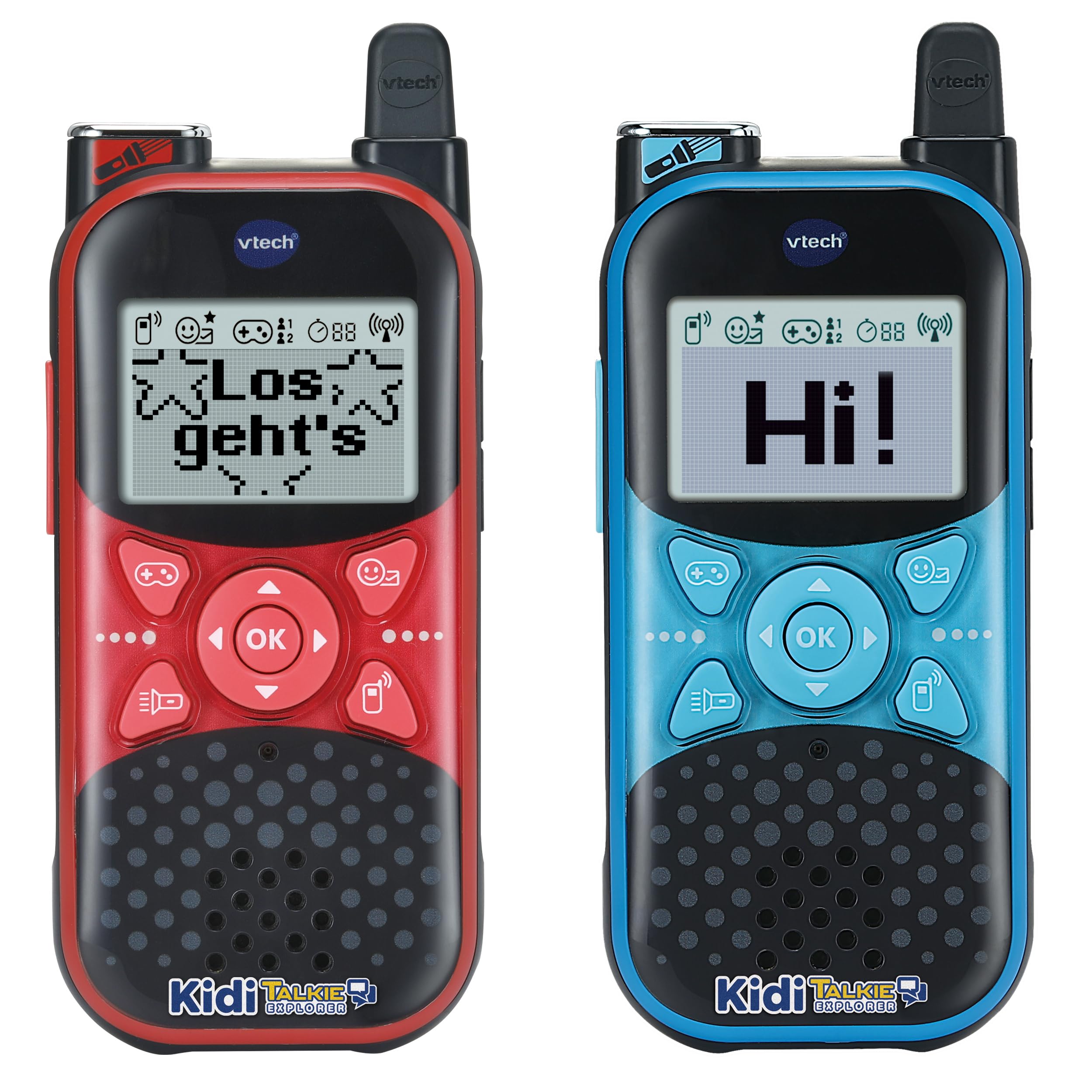 VTech KidiTalkie Explorer - 2X Walkie-Talkie 8-in-1 für Kinder
