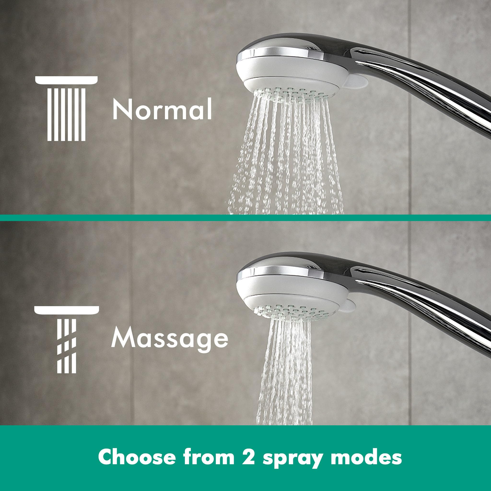 新品 クロメッタ85ヴァリオ シャワーヘッド ハンスグローエ 28562000 hansgrohe Crometta 85 Vario hand shower, 2 spray modes, chrome