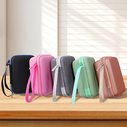 Miniatura 3 de co2CREA Estuche rígido de repuesto para impresora Fujifilm Instax Mini Link 3 2 1 (funda blanca ceniza + interior blanco)