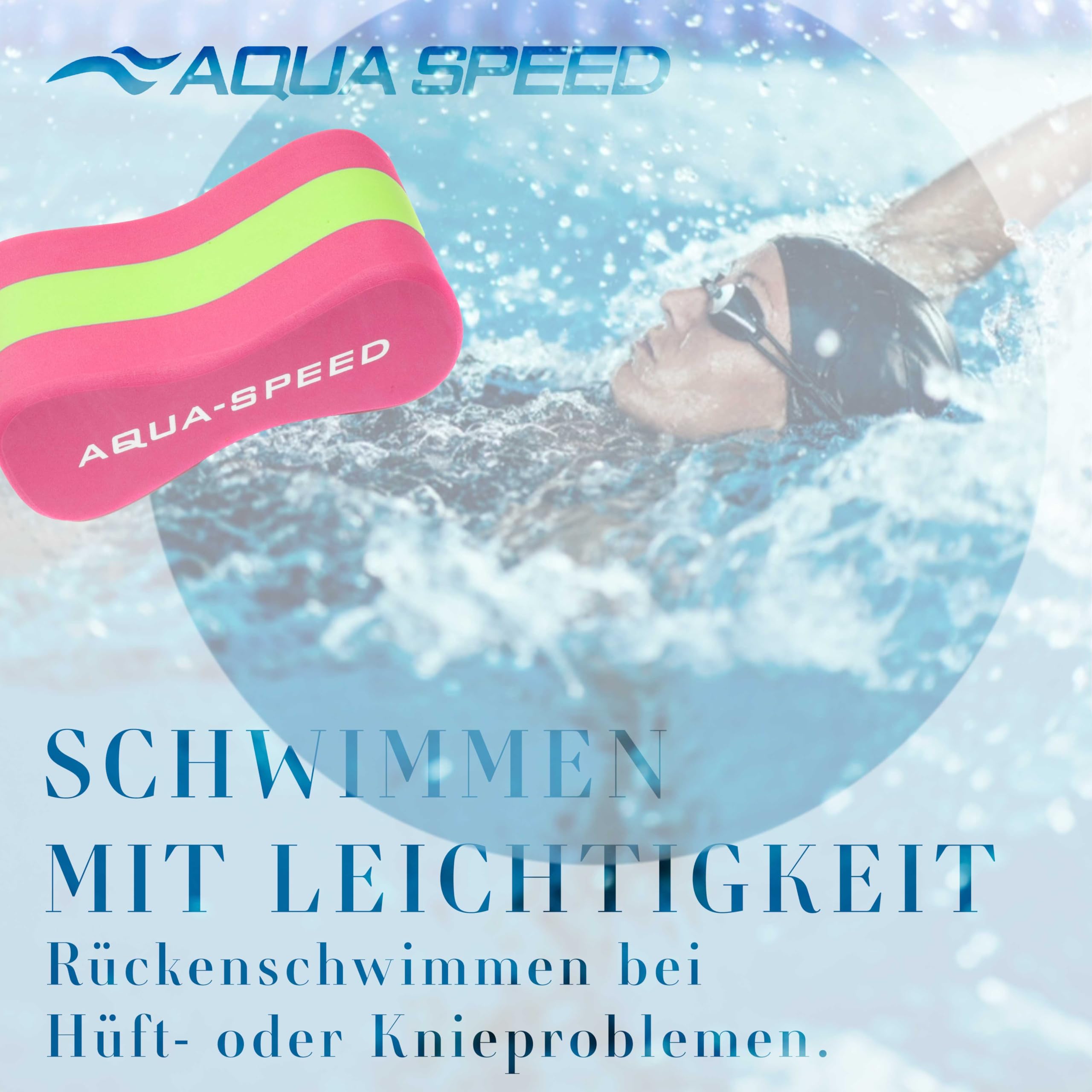 Aqua Speed Pull Buoy Pull Buoy Aiuto al galleggiamento | Design Curvo | 3 Strati | Nuoto Formazione | Schiuma Eva