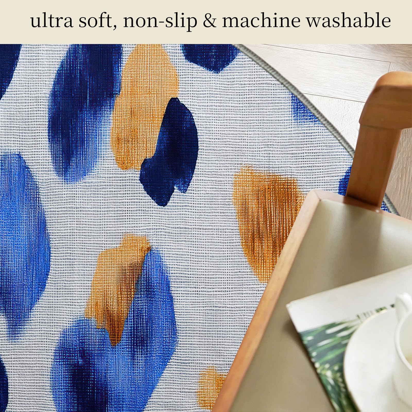 Generisch Tappeto rotondo, 160 cm, moderno, motivo leopardato, con macchie di animali, per cameretta dei bambini, camera da letto, sala da pranzo, cucina, ufficio, lavabile, antiscivolo, morbido e