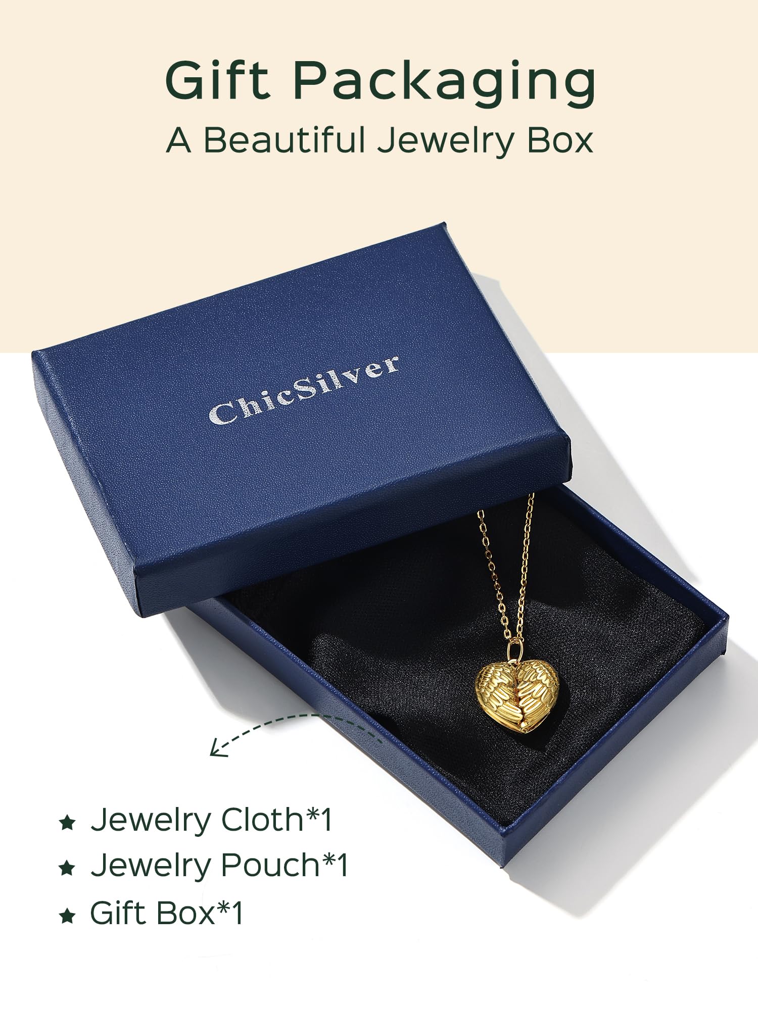 ChicSilver Collana Personalizzata Argento 925 con Foto Incisione, Ciondolo Portafoto Personalizzato Argento Oro Rosa Lunga 40/45/55+5cm, Collana Cuore Ciondolo Personalizzato, Idee Regalo