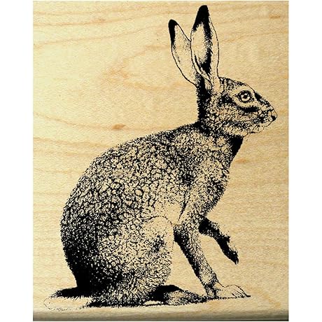 Rabbit Rubber Stamp