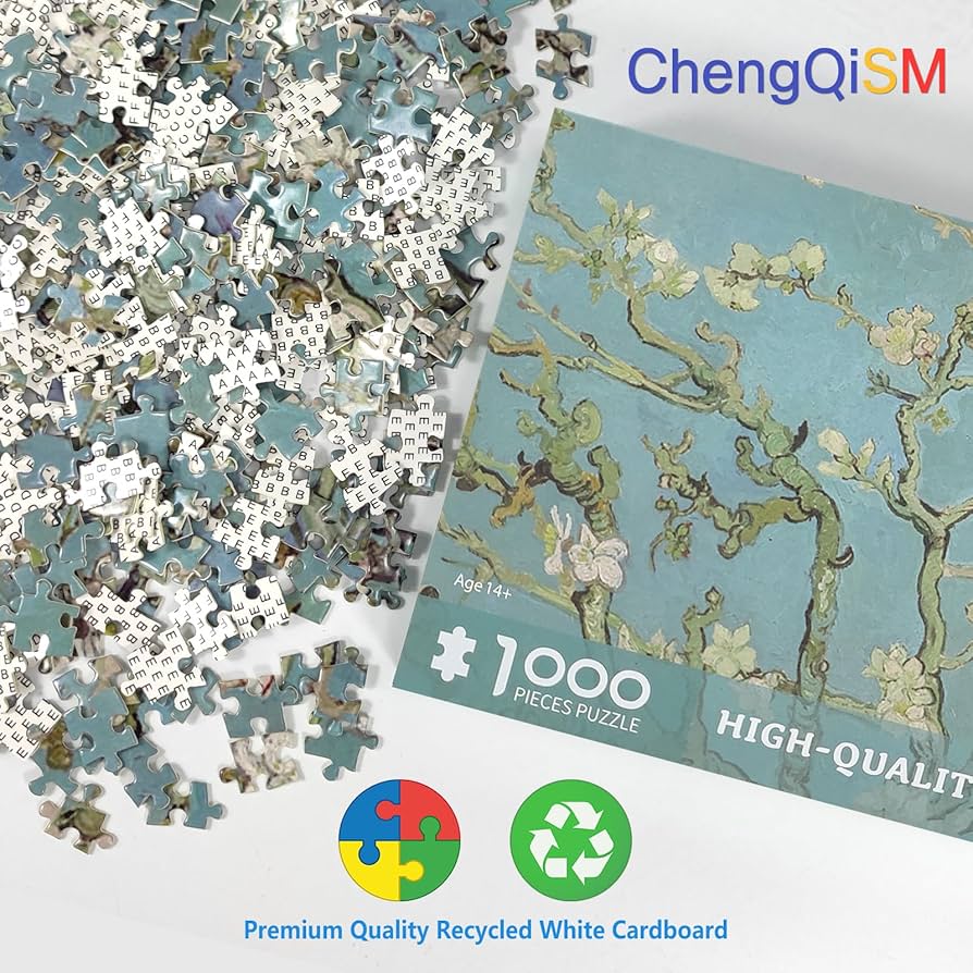 花瓶もれでる花ジグソーパズル　千ピーアルミ額50×75㎝完成品　油絵　作名　美品 花瓶もれでる花ジグソーパズル 千ピーアルミ額50×75㎝完成品 油絵