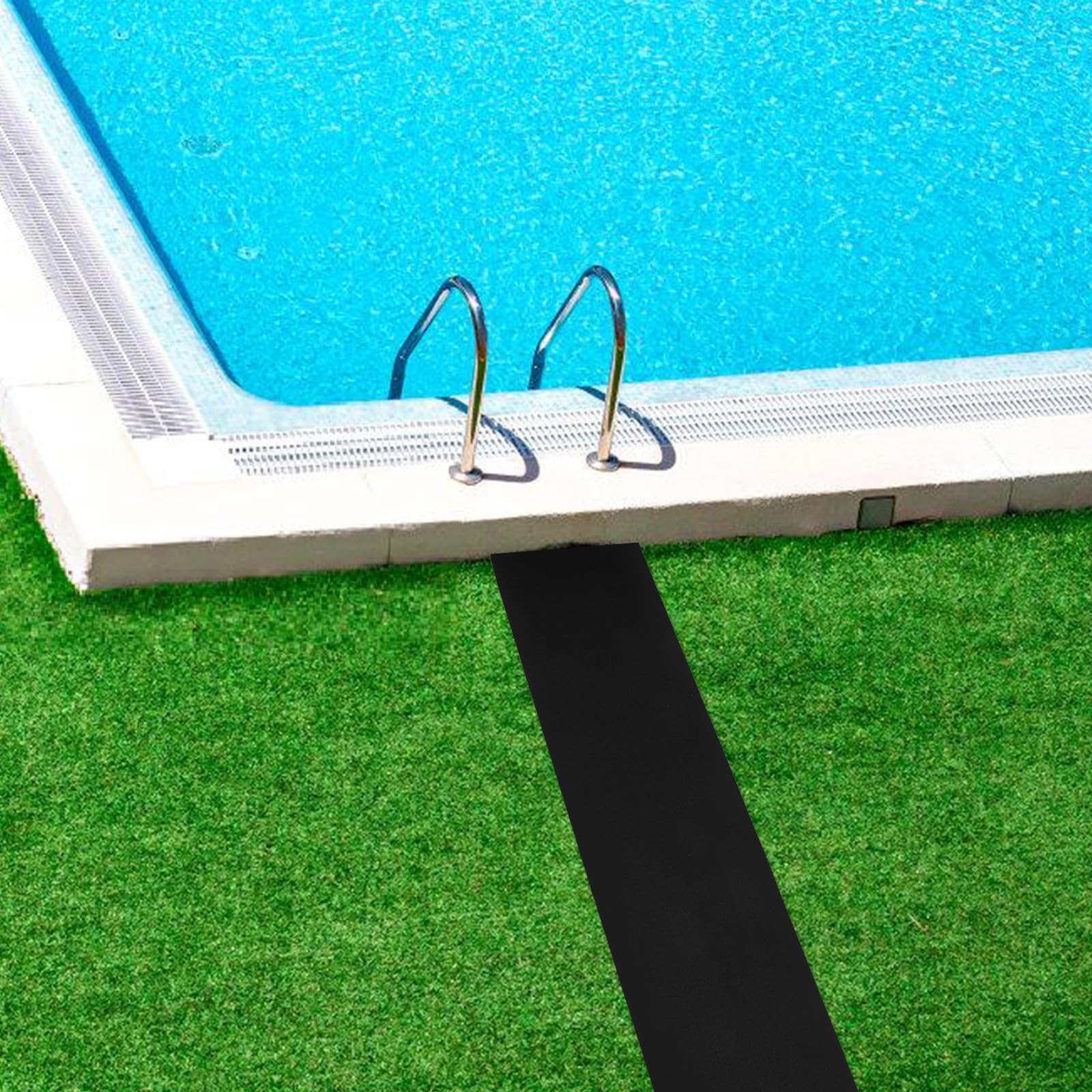 Tapis de Sol Auto-adhésif pour Piscine Chemin Antidérapant Réutilisable Résistant et Compatible Sol Spa Sécurité Améliorée pour Zones Humides