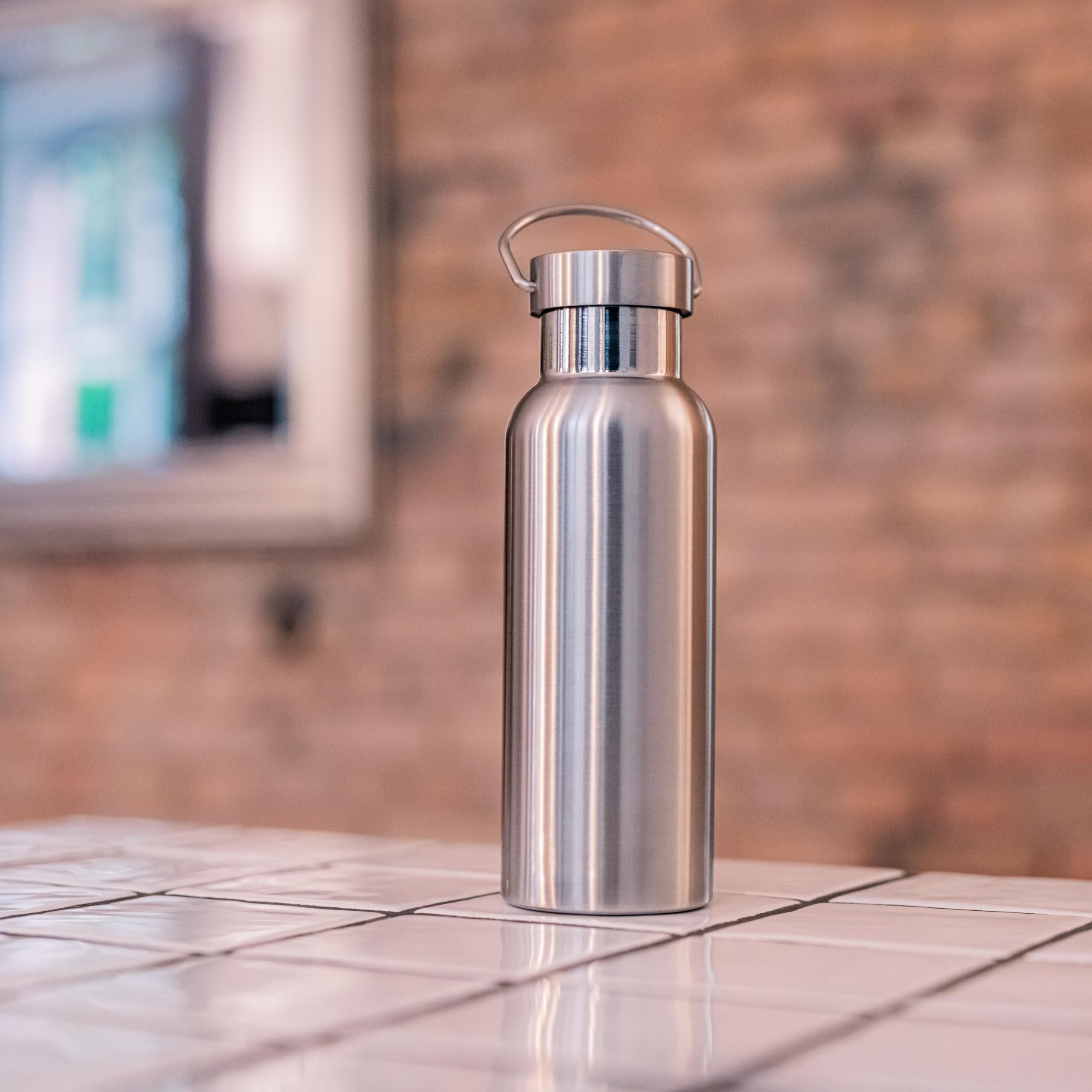 Botella De Acero Inoxidable De 620 Ml Vacuum Blanco | Columbia