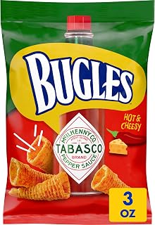 Tabasco Crispy Corn Snacks, 3 OZ