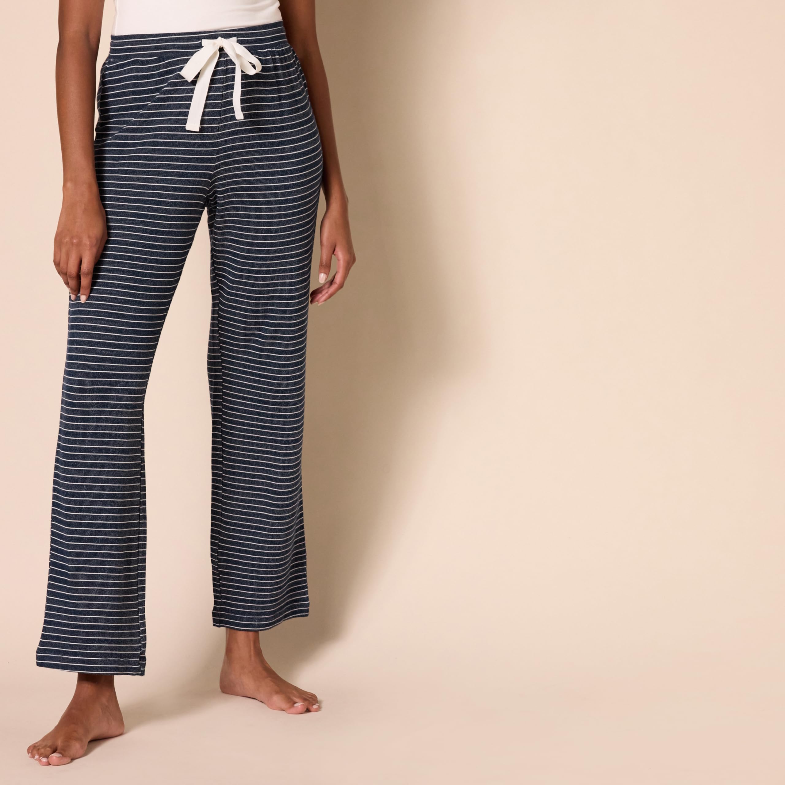 Amazon Essentials Pantalón de Pijama Ligero de Felpa con Cordón Mujer