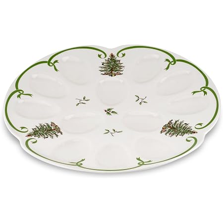 christmas deviled egg plate
