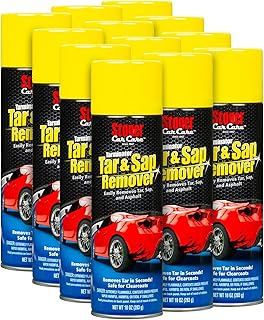 Stoner Car Care 91154-12PK Tarminator Tar, Sap, and Asphalt Remover Spray - Fast Acting Tar Remover for Cars, Trucks, RVs, Motorcycles, Boats - Safe on Paint, Clear Coat, Chrome - 10 oz (Pack of 12)