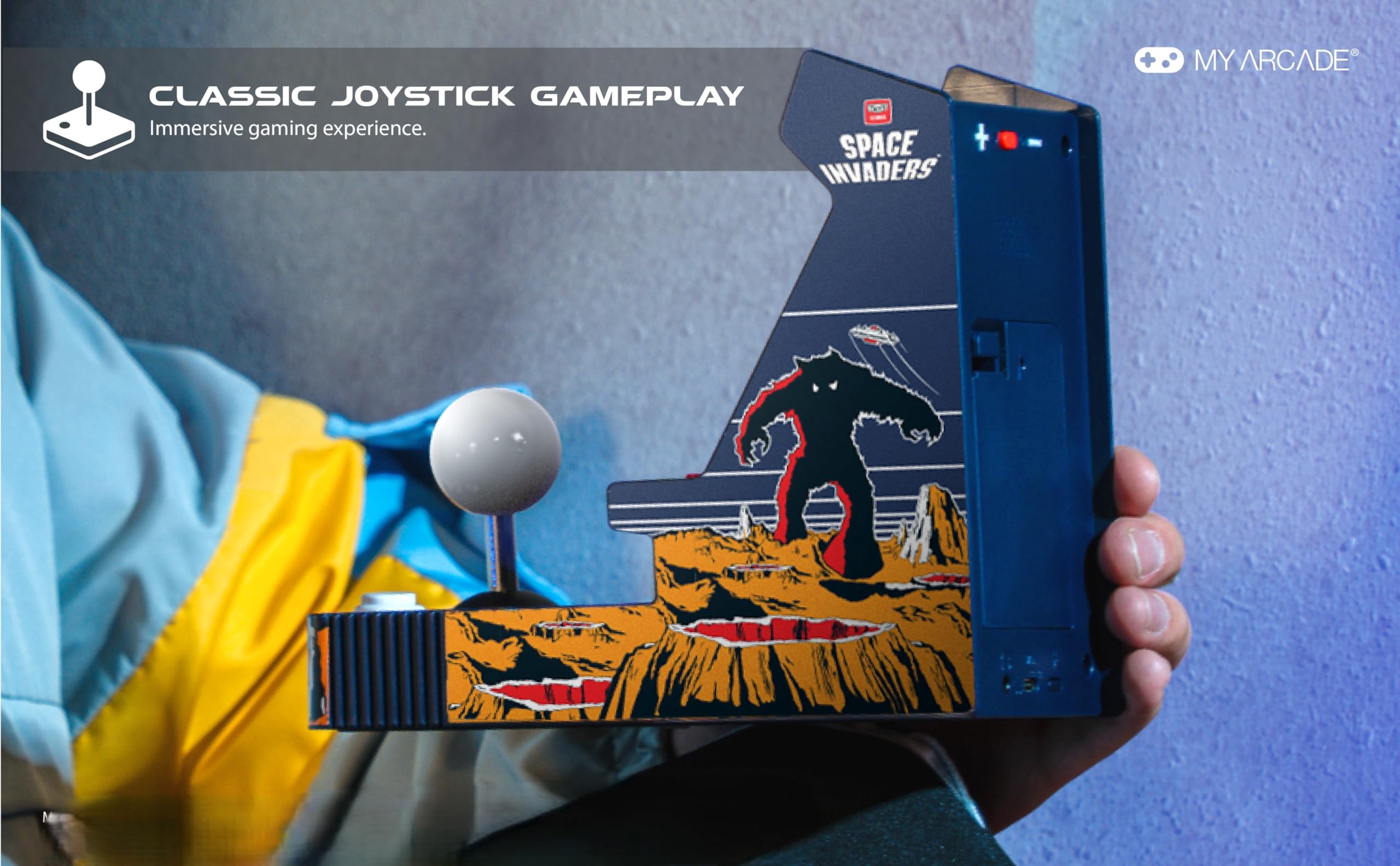 Space Invaders - Reproductor de Joystick con Pantalla de 8.9 cm