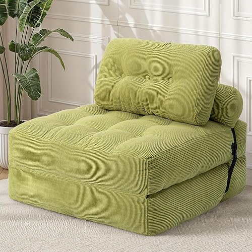 Folding Sofa Bed, Convertible Sleeper Chair Bed, Floor Couch for