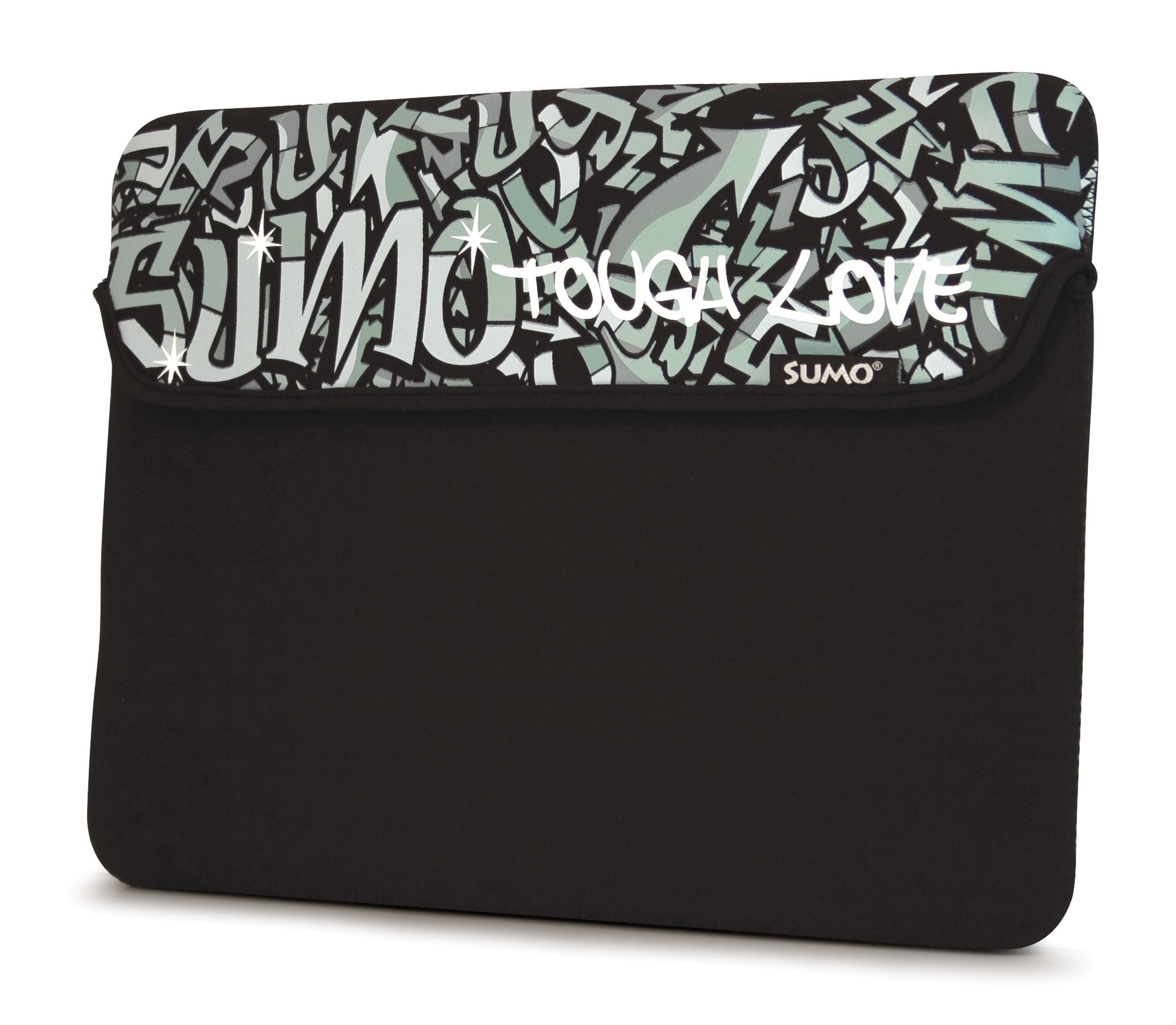 Mobile Edge Sumo Graffiti Sleeve - Funda Negra de 15,6" (15,6")