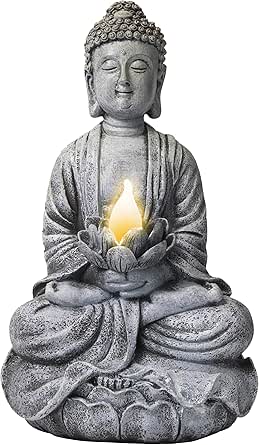 Buddha Solar Garden Light