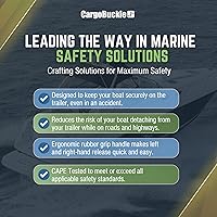 Vista 7 de BoatBuckle (F14221EC) G2 Gunwale Transom Tie-Down de 2 x 38 pulgadas con doble gancho en J recubierto de vinilo, resistencia a la rotura de 2500
