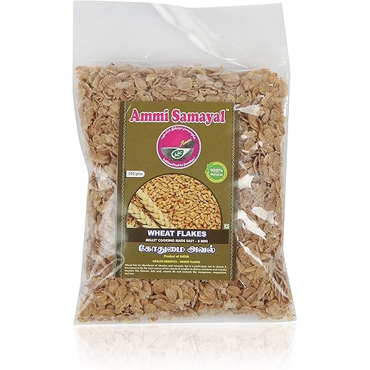 Ammi Samayal Wheat Flakes Whole Grain Crunchie Corn Flakes F