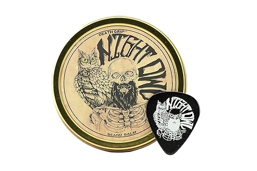Bálsamo para barba Night Owl  Bálsamo de aseo para hombre para barba y bigote hidratante  2 onzas (sin perfume) por Death Grip