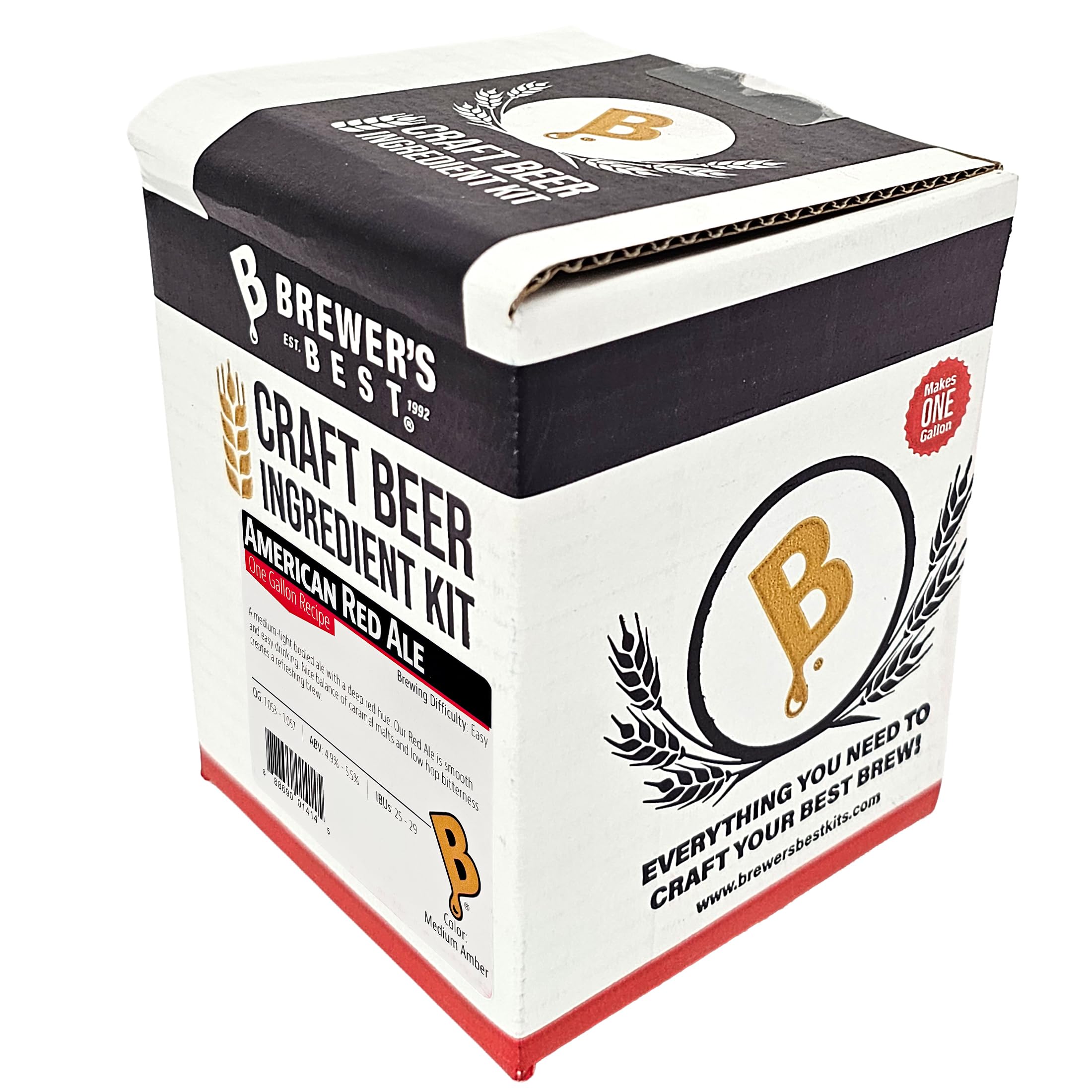 Home Brew Ohio Best One Gal - Kit de ingredientes de cerveza (alelo rojo americano)