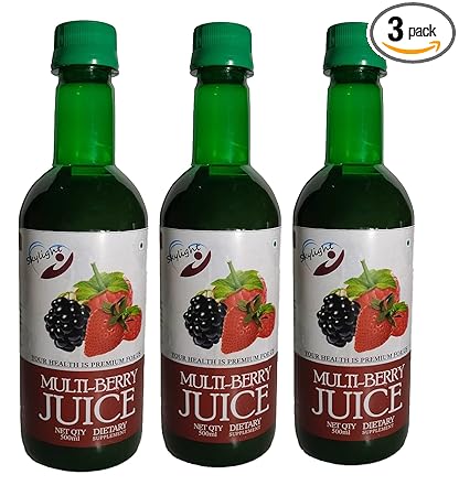 Multi berry juice 500 ml pack of 3