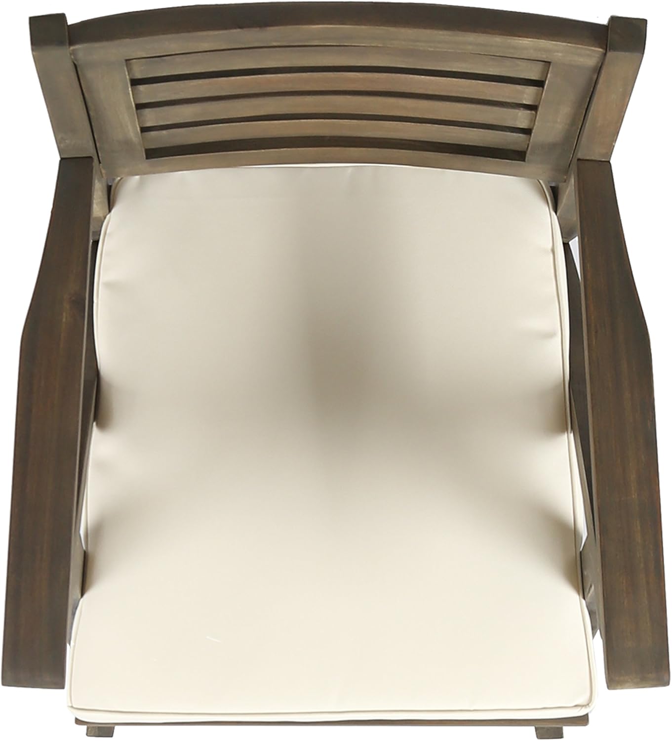 Christopher Knight Home Hermosa Barstool (Set of 2), Grey Finish/Cream Cushion