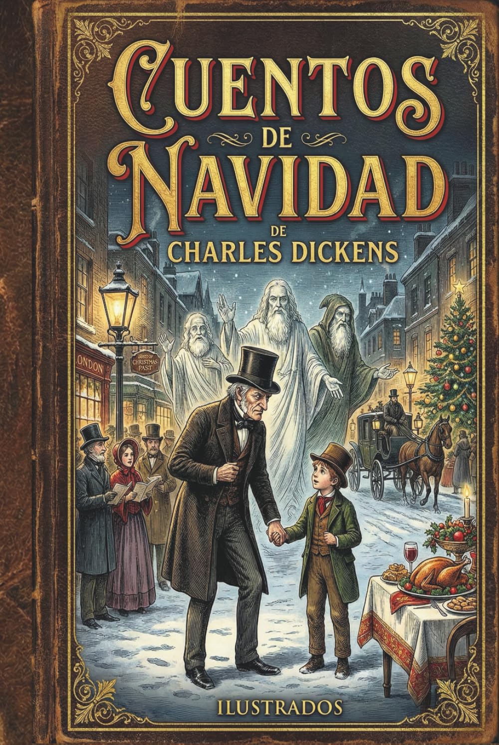 Cuentos de Navidad: Cuento de Navidad de Charles Dickens, clásico navideño ilustrado