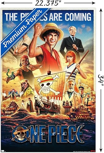 Miniatura 3 de Trends International Netflix One Piece - Póster de pared de una hoja, 22.37 x 34.00 pulgadas, versión premium sin marco