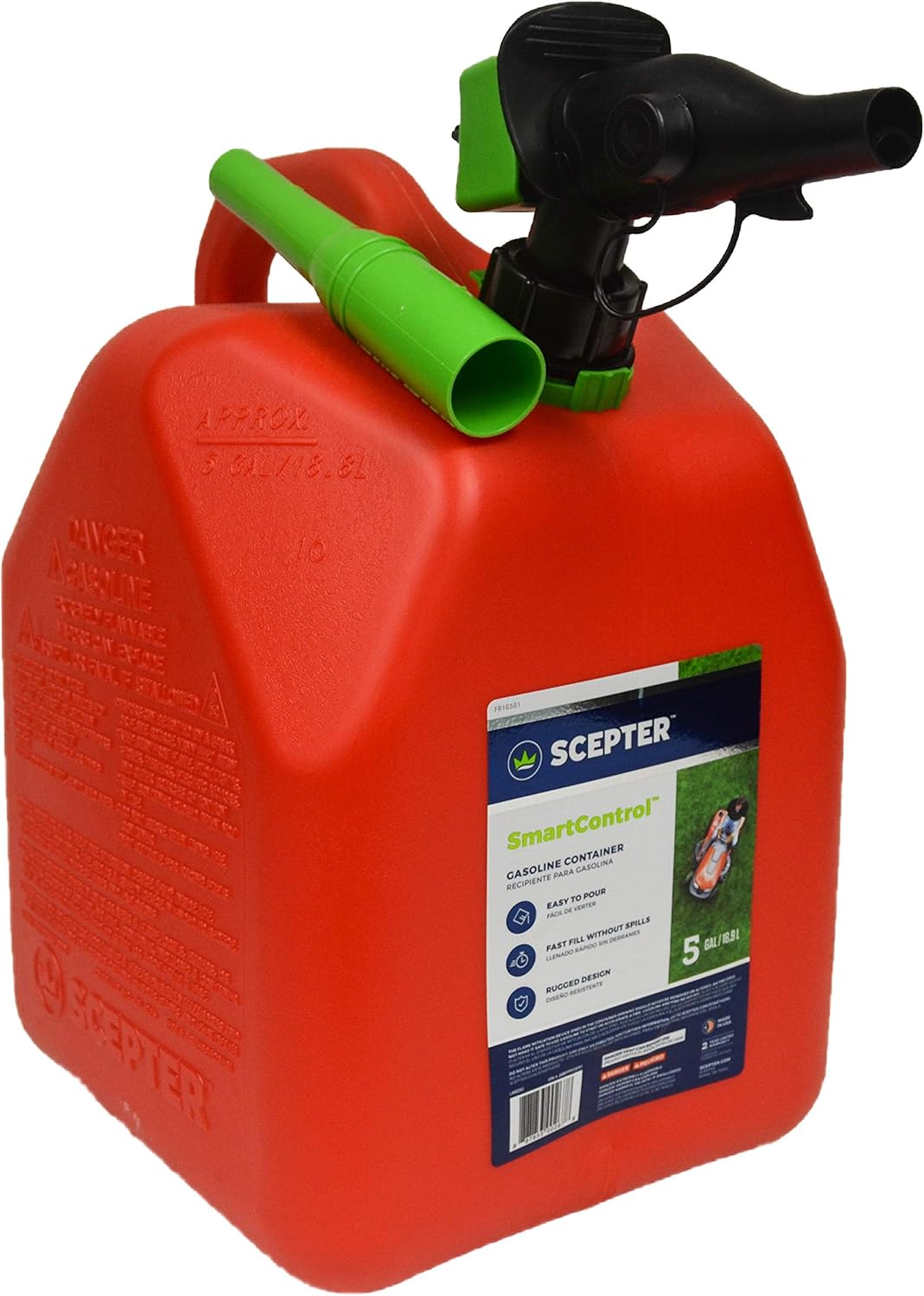 Scepter FSCG552 Fuel Container with Spill Proof