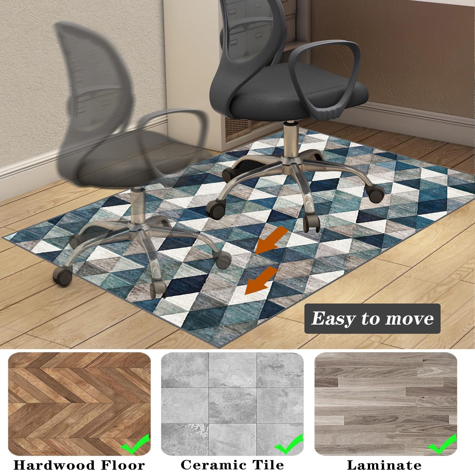 120 x 150 cm Alfombra para Silla Gaming Alfombrilla para Silla de Oficina Alfombra Silla Ruedas Protector de Suelo para Silla de Oficina Chair Mat Alfombra Silla Oficina Alfombra Gamer