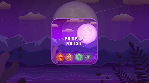 Purple Noise Dreamscape: vídeos relaxantes e áudio calmante para sono, meditação e alívio do estress