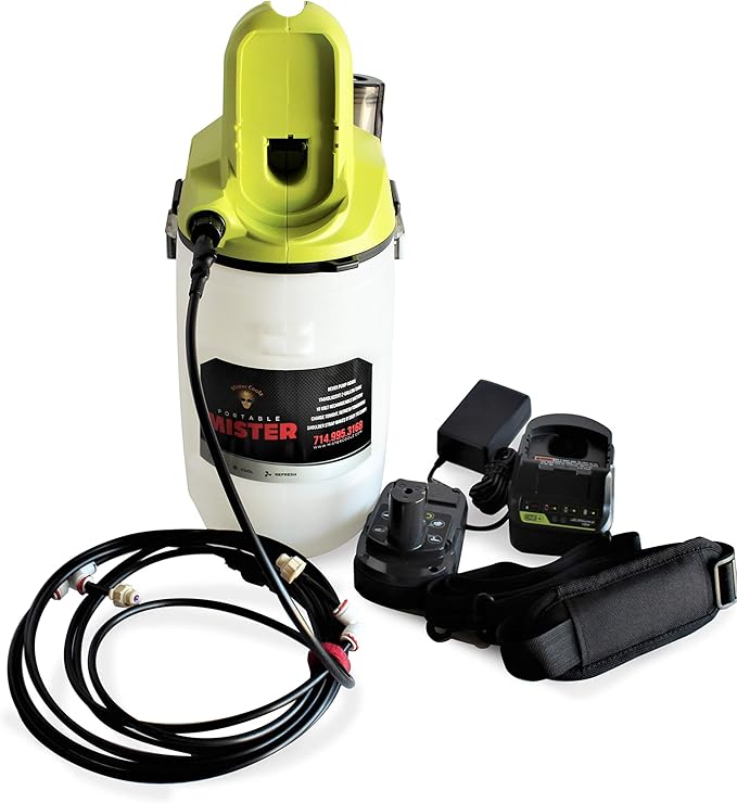 Mister Coolz 18 Volt 2 Gallon Outdoor Mister, Portable