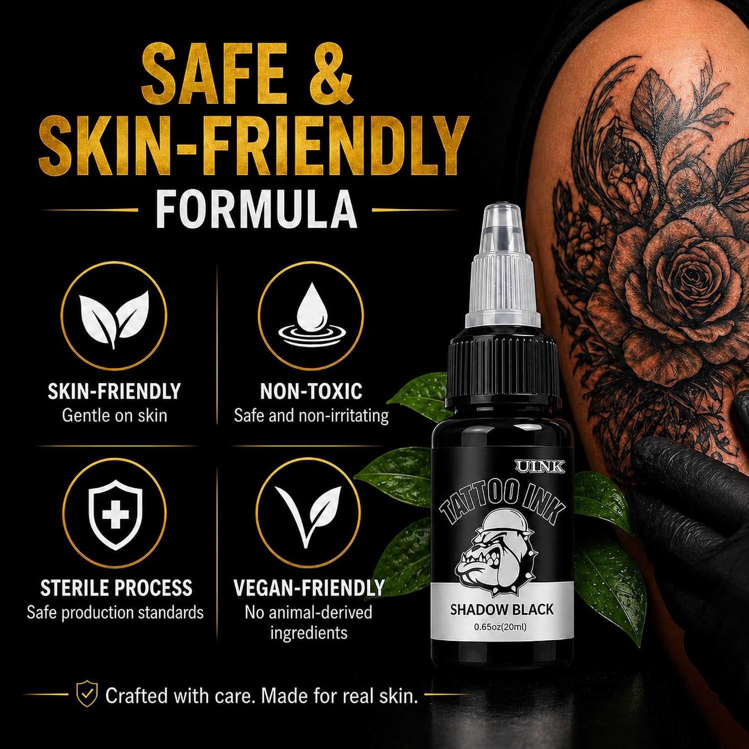 Professional Tattoo Ink Set, 17 Colors + Thinner, 20ml Each