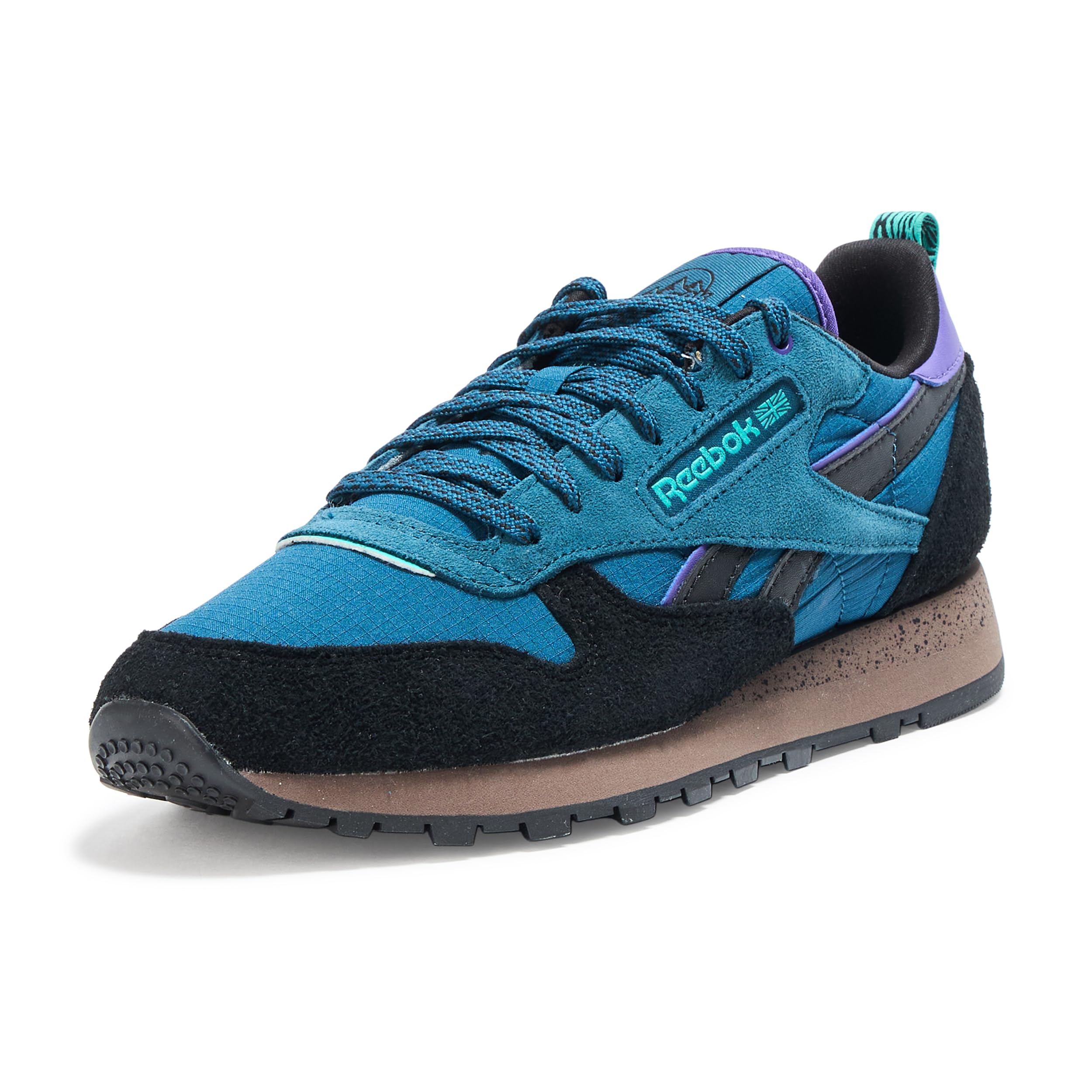 Reebok Classic Leather Shoes Escape Blue / Black / Utility Brown M10.5 W12 - NIB Classic Leather Shoes - Reebok main image 4