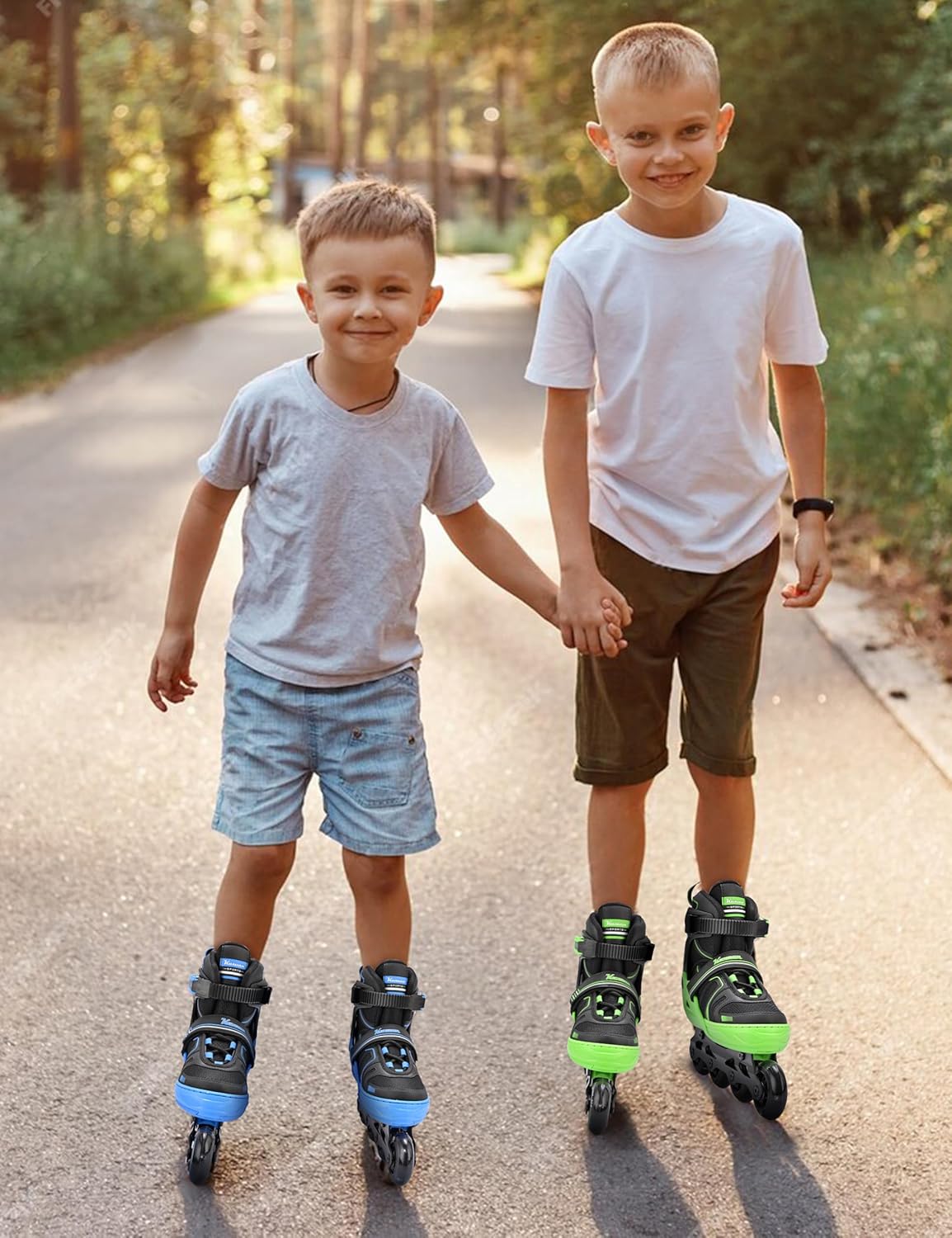 Kuxuan Skates Adjustable Inline Skates for Boys Girls, Kids Roller Skates Ages 4-12 with Light Up Wheels, Teen Skates for Beginner Women - Image 5