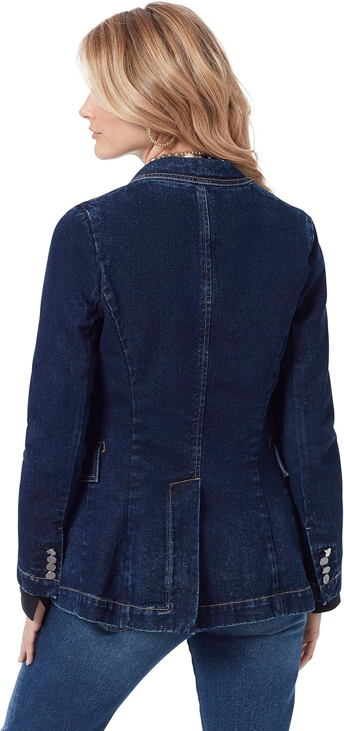 Sam Edelman Womens Margot Single Breasted Long Blazer