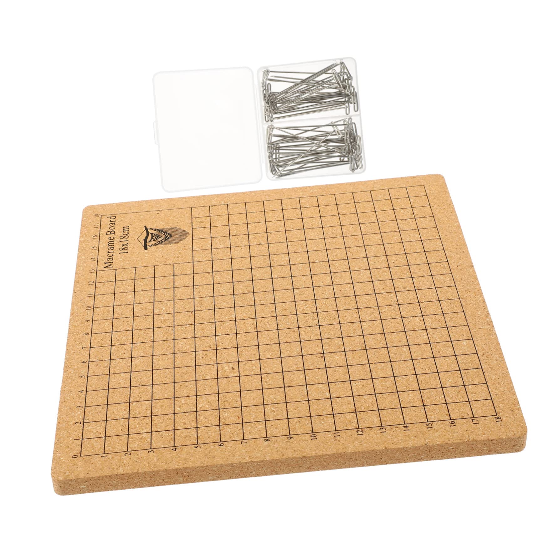 Planche De Travail Macramé En Liège Avec Nœuds Et Aiguilles - Kit Complet Pour Débutants