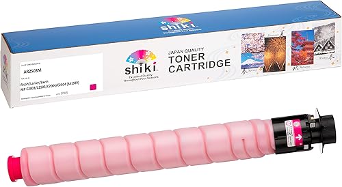 Miniatura 9 de Shiki Cartucho de tóner de repuesto compatible para Ricoh Lanier Savin MP C2003 C2503 C2004 C2504 841919 (amarillo, 9500 páginas)