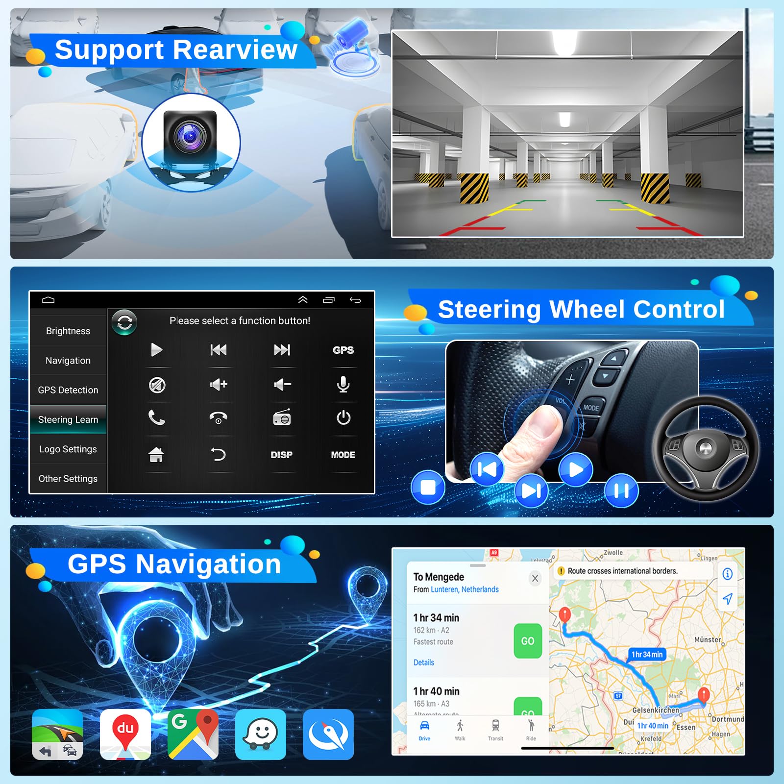 Bezprzewodowe radio samochodowe 4 + 64 G z systemem Android 13 2 DIN do Fiat Ducato 06-23 10 cali radio samochodowe z systemem Android Auto nawigacja GPS WiFi Mirror Link Bluetooth/WiFi / GPS/FM RDS