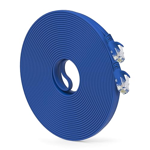 Miniatura 8 de Cable Ethernet Cat6 de 1 pie (paquete de 100) GearIT Flat Internet Cable de red de Internet, cables de conexión Cat6, cable Cat6, cable Cat 6, cable